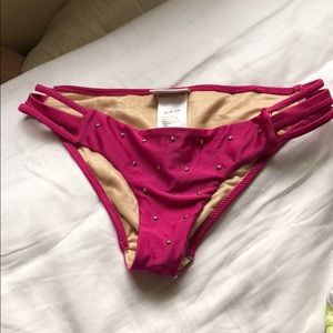 AMUSE pink bikini bottoms